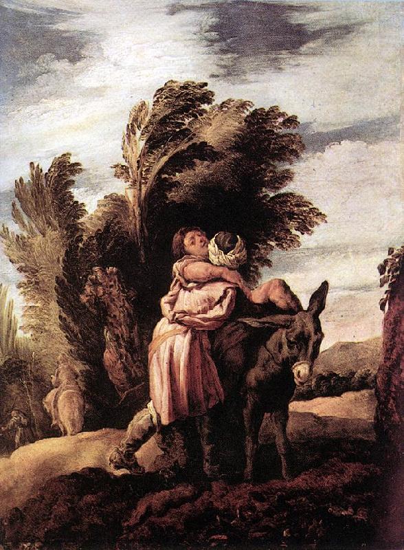 FETI, Domenico Parable of the Good Samaritan dfgj china oil painting image